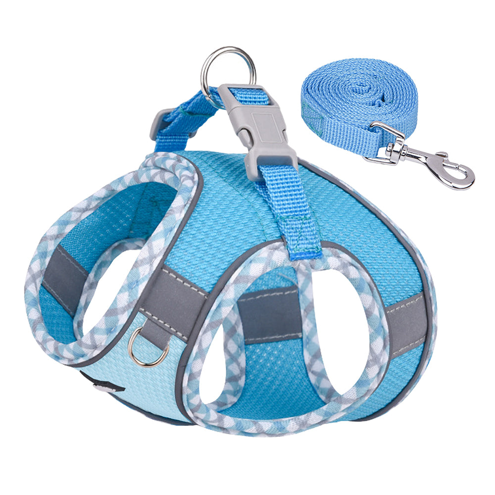 Aiitle Step in Breathable Air Mesh Dog Harness Blue – AIITLE