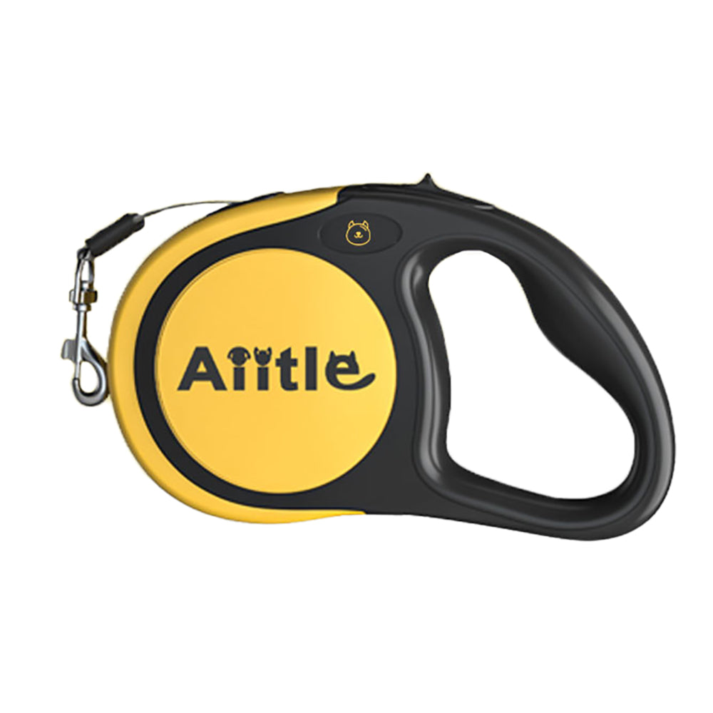 Yellow retractable dog sales leash