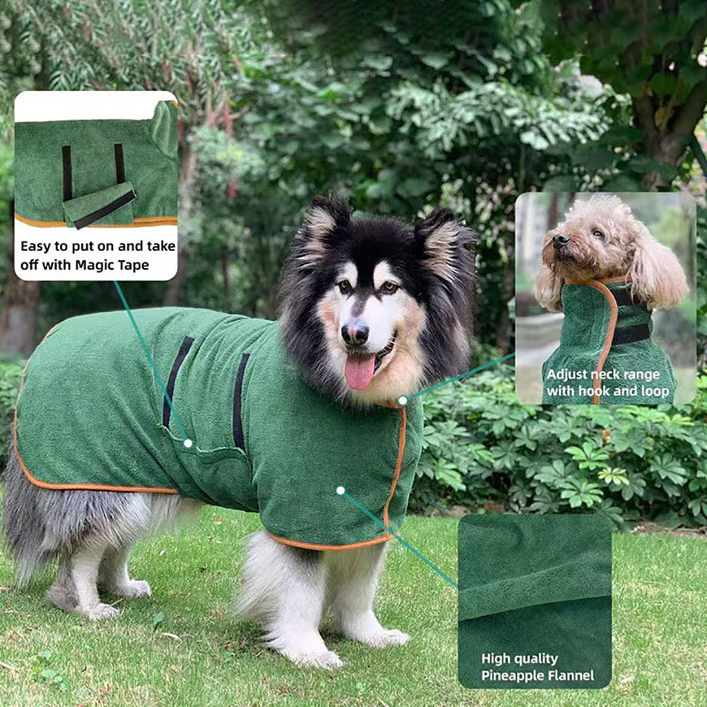 Aiitle Fast Drying Pet Bathrobe