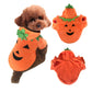 Aiitle Cute Fleece Pet Pumpkin Costume