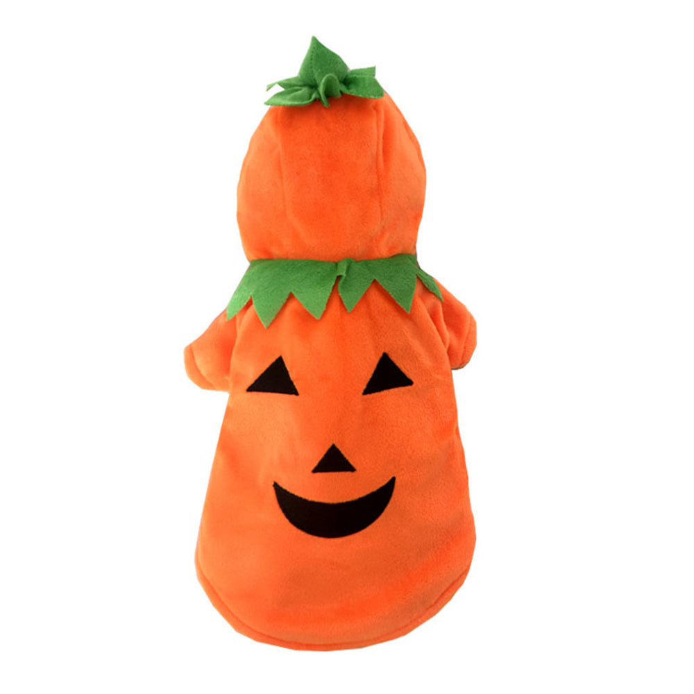 Aiitle Cute Fleece Pet Pumpkin Costume