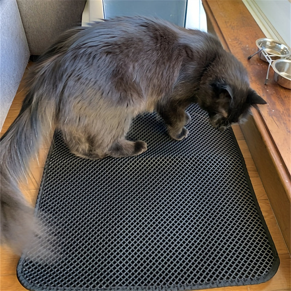 Aiitle Detachable Non-Slip Cat Litter Mat Double Layer