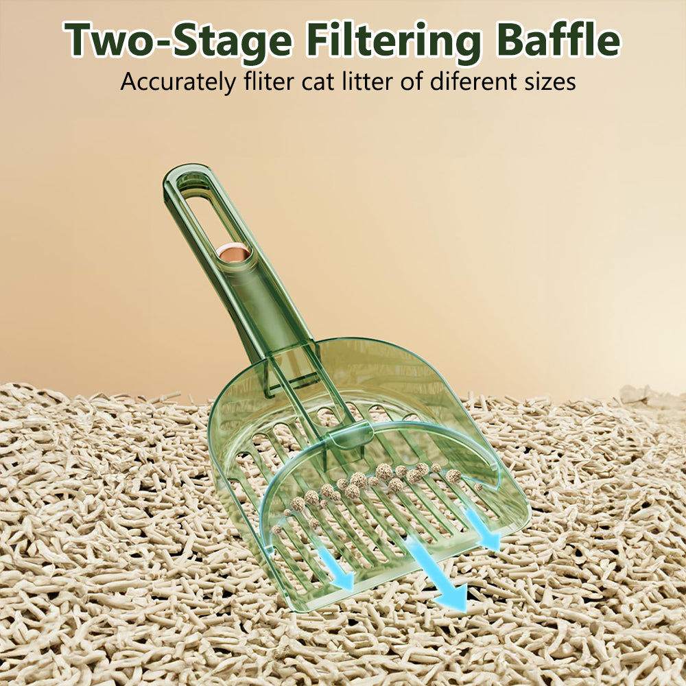 Aiitle Double-Layer Adjustable Cat Litter Scoop