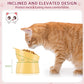 Aiitle Ergonomic Tilted Cat Bowl