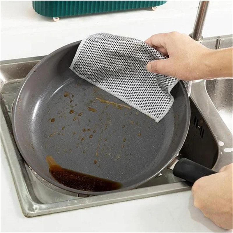 Aiitle Multipurpose Non-Scratch Wire Dishwashing Rags