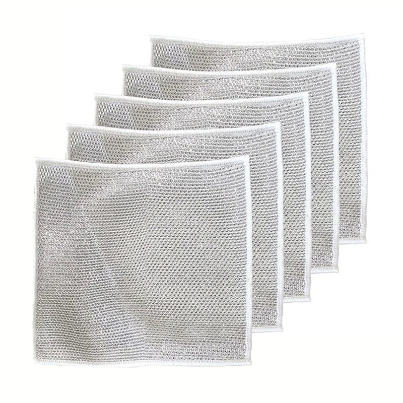 Aiitle Multipurpose Non-Scratch Wire Dishwashing Rags