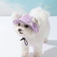 Aiitle Pet Tie Dye Sun Hat with Ear Holes