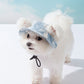 Aiitle Pet Tie Dye Sun Hat with Ear Holes