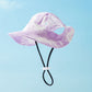 Aiitle Pet Tie Dye Sun Hat with Ear Holes