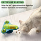 Aiitle Rotating Airplane Pet Food Dispenser Toy