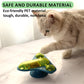 Aiitle Rotating Airplane Pet Food Dispenser Toy