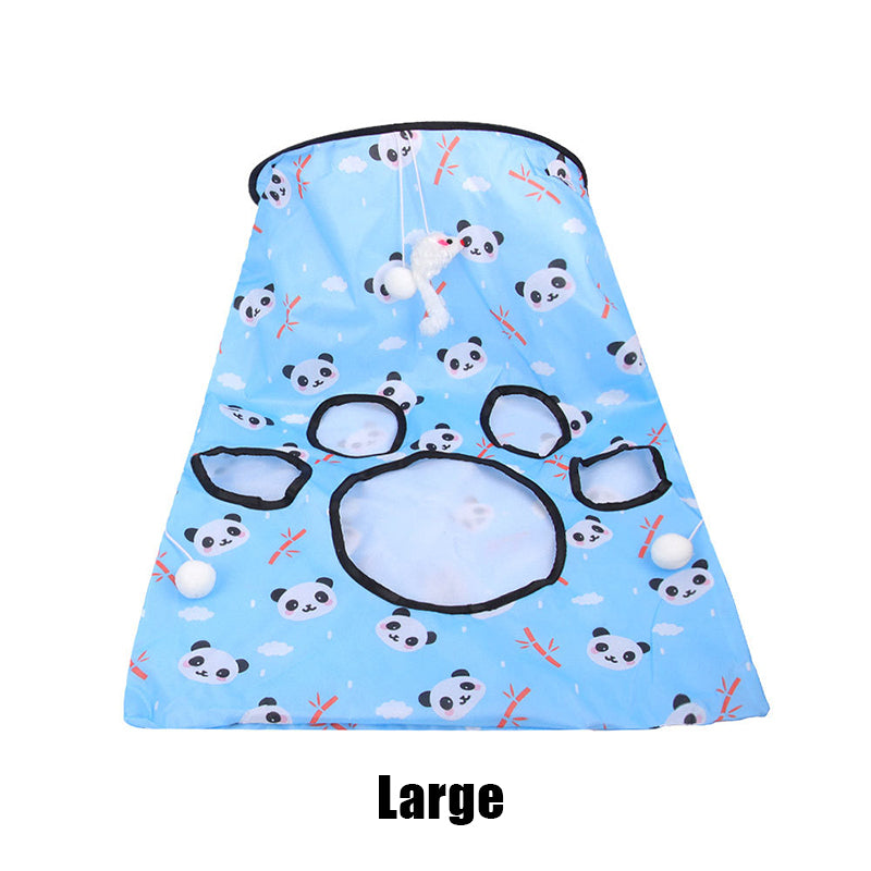 Aiitle Squeaky Self Interactive Cat Tunnel Bag