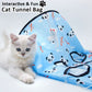 Aiitle New Squeaky Interactive Cat Tunnel Bag