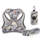 Aiitle Step in Camo Mesh Dog Harness 3 Pieces Set