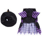 Aiilte Pet Halloween Party Witch Wizard Hat Clothes Set