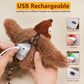 Aiitle Interactive Rechargeable Flopping Plush Cat Toys