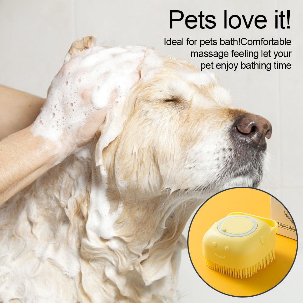 Aiitle 2 in 1 Pet Shower Massage Brush