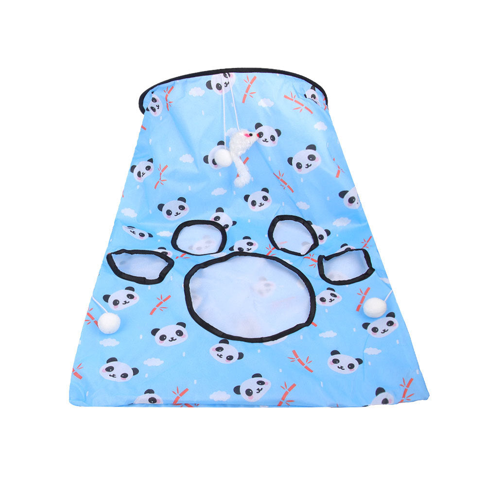 Aiitle Squeaky Self Interactive Cat Tunnel Bag