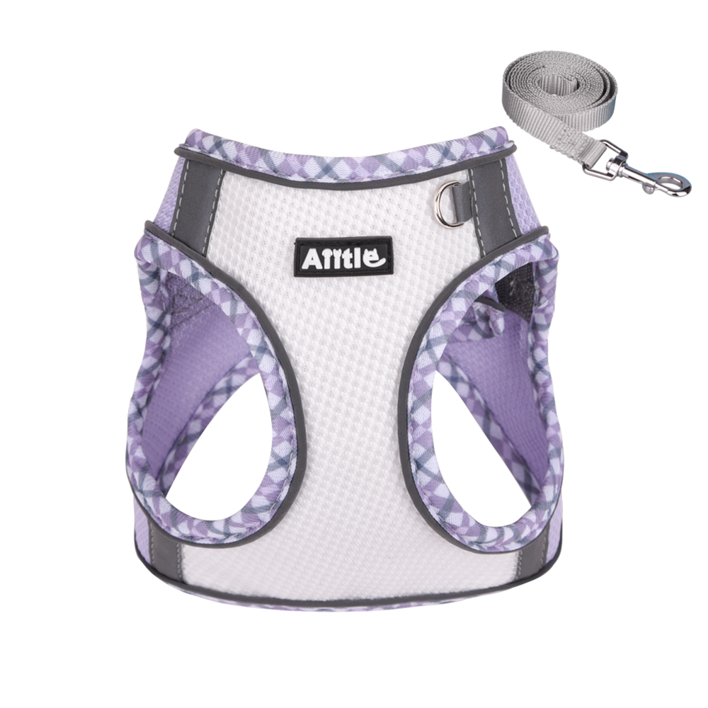 Aiitle Step in Breathable Air Mesh Dog Harness Black