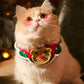 Aiitle Christmas Cute Handmade Knit Cat Collar