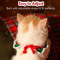 Aiitle Christmas Cute Handmade Knit Cat Collar