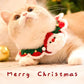 Aiitle Christmas Cute Handmade Knit Cat Collar