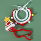 Aiitle Pet Christmas Knit Hat Collar Set