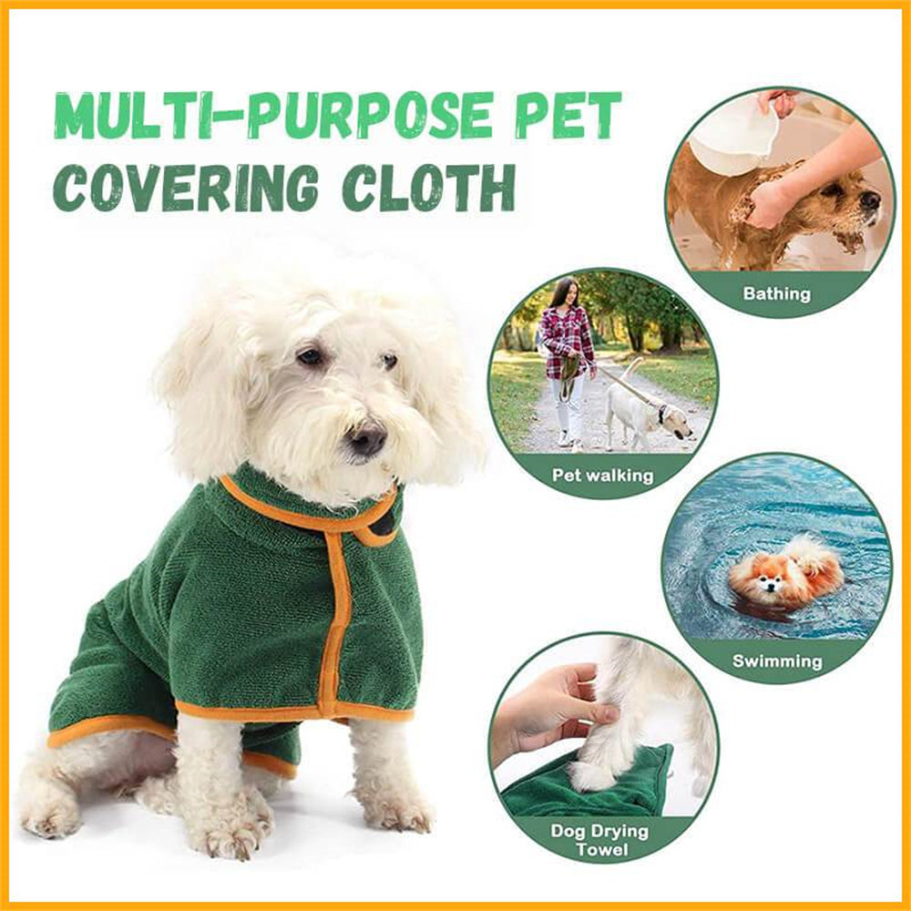 Aiitle Fast Drying Pet Bathrobe