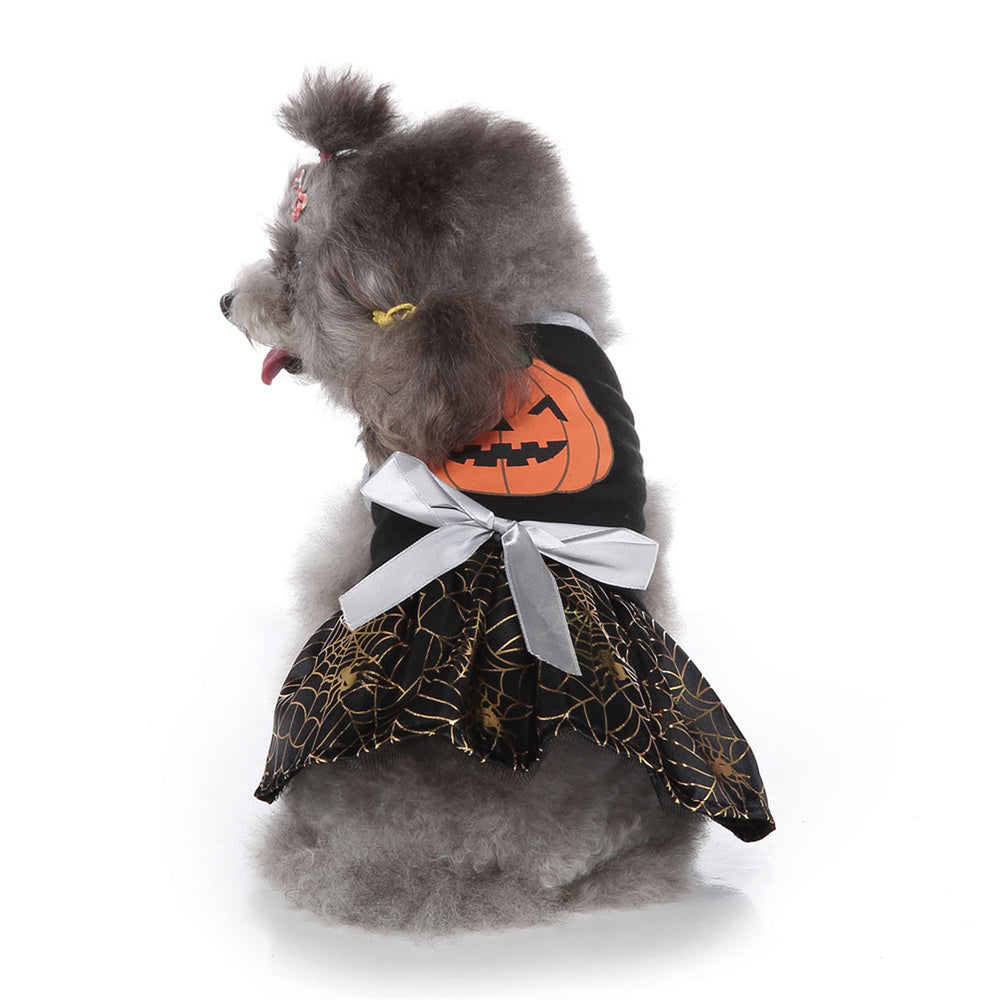 Aiitle Dog Halloween Pumpkin Costume