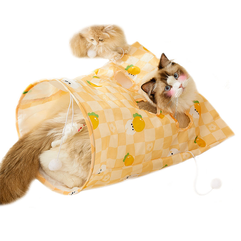 Aiitle Squeaky Self Interactive Cat Tunnel Bag