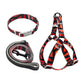Aiitle Patterned Dog Harness Leash Collar 3 Pcs Set