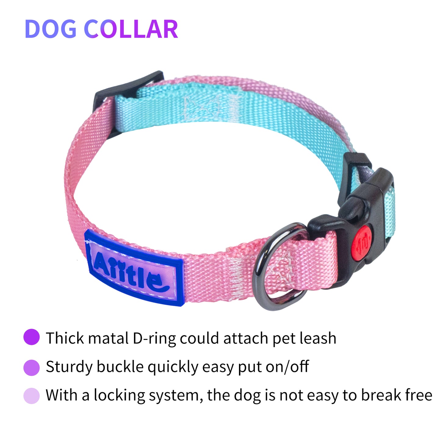 OUT OF STOCK!!! COLLAR, HARNESS & LEASH PINK, ADJUSTABLE, FAST  SHIPPING!