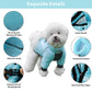 AIITLE Dog Winter Reflective Coat Fleece Lined Dog Vest and Leash Set | AIITLE