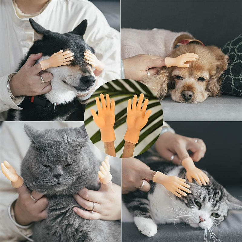 Aiitle Funny Mini Hand Cat Massage Toy